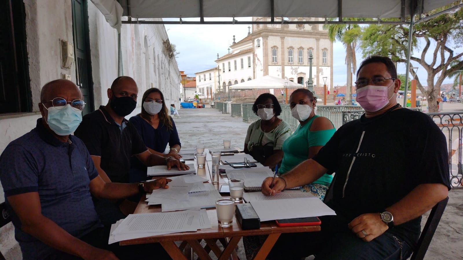 Reunião da Equipe da Basílica para organização e desenvolvimento do processo de escuta - Sínodo 2023 Fase Diocesana