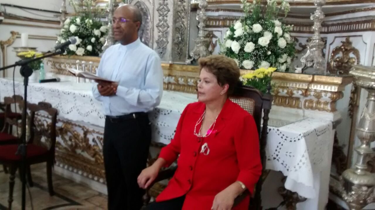 Visita da Presidente Dilma na Basílica