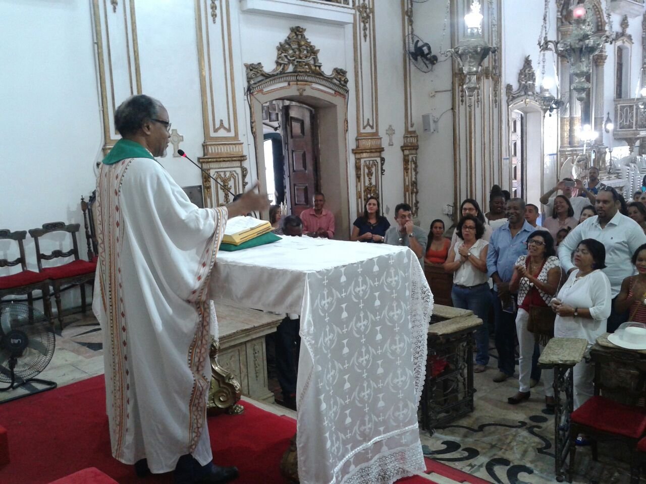 Caravana de Florianópolis/SC na Basílica do Bonfim