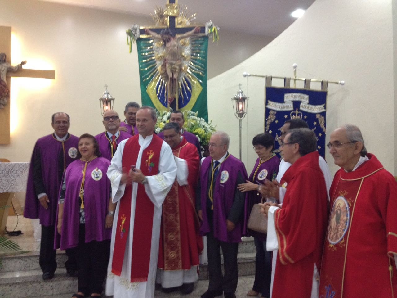 Imagem Peregrina de Senhor do Bonfim no Santuário de Mãe Rainha