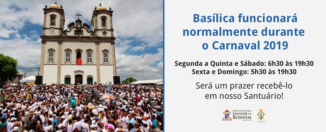 Funcionamento durante o Carnaval 2019