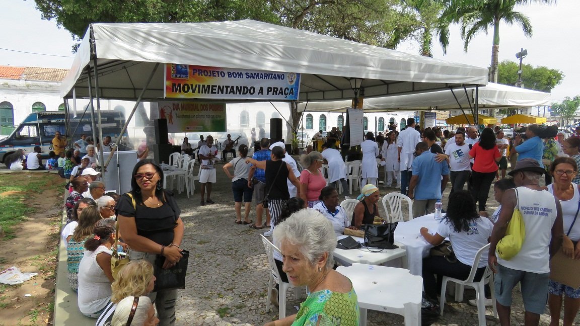 Dia Mundial do Pobre na Praça do Bonfim