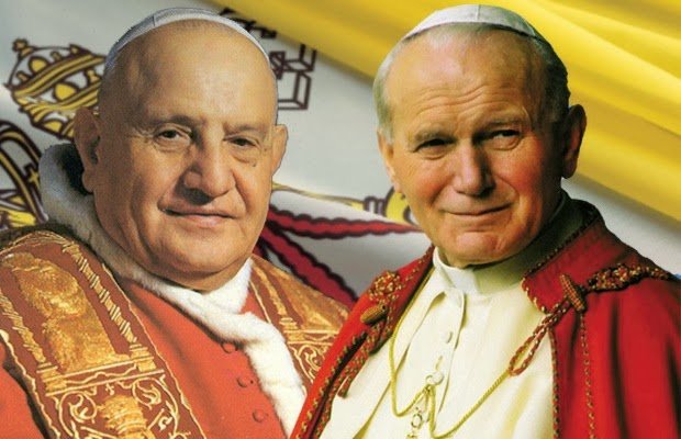 Joo Paulo 2 e Joo 23 so canonizados no Vaticano